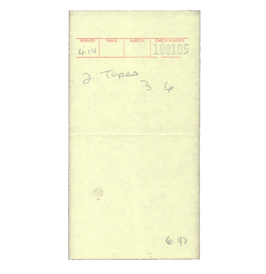 letter and/or sketch