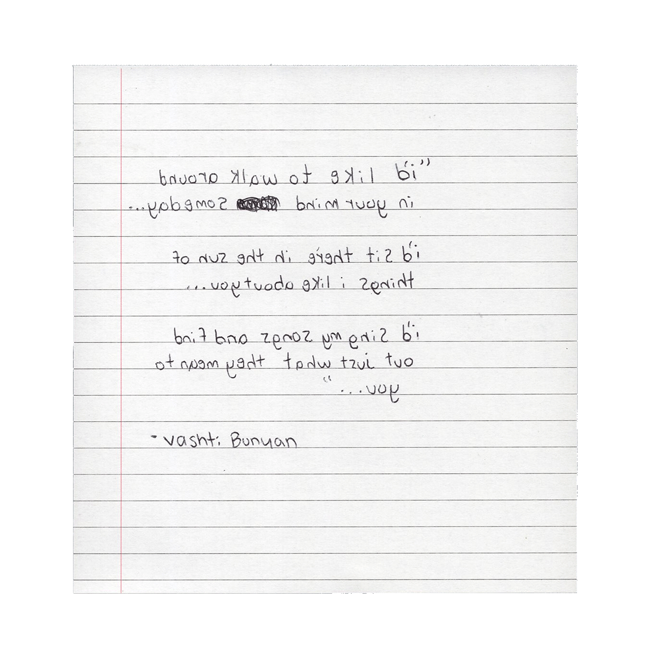 letter and/or sketch