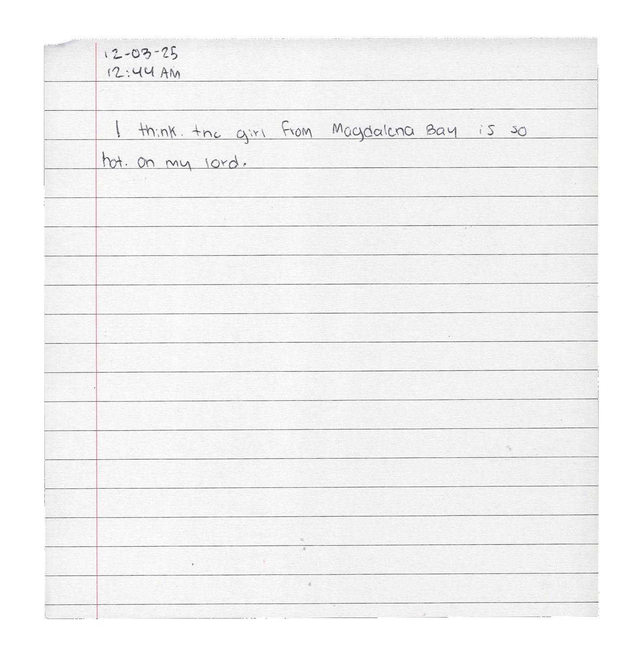 letter and/or sketch